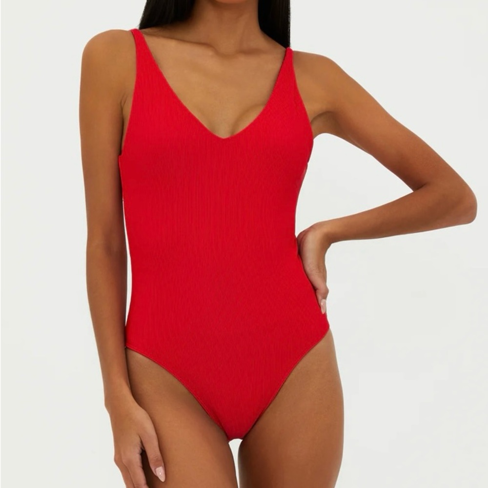 Beach Riot Core Collection REESE ONE PIECE RED